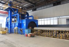 江蘇拋丸機(jī)除銹設(shè)備 鋼管內(nèi)/外壁拋丸機(jī)